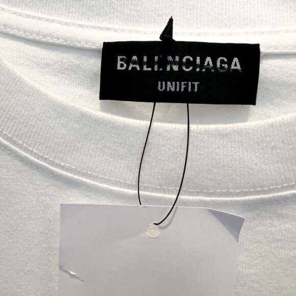 Men's Rare Balenciaga Oversized Fit Barcode T-Shirt - Picture 9 of 11